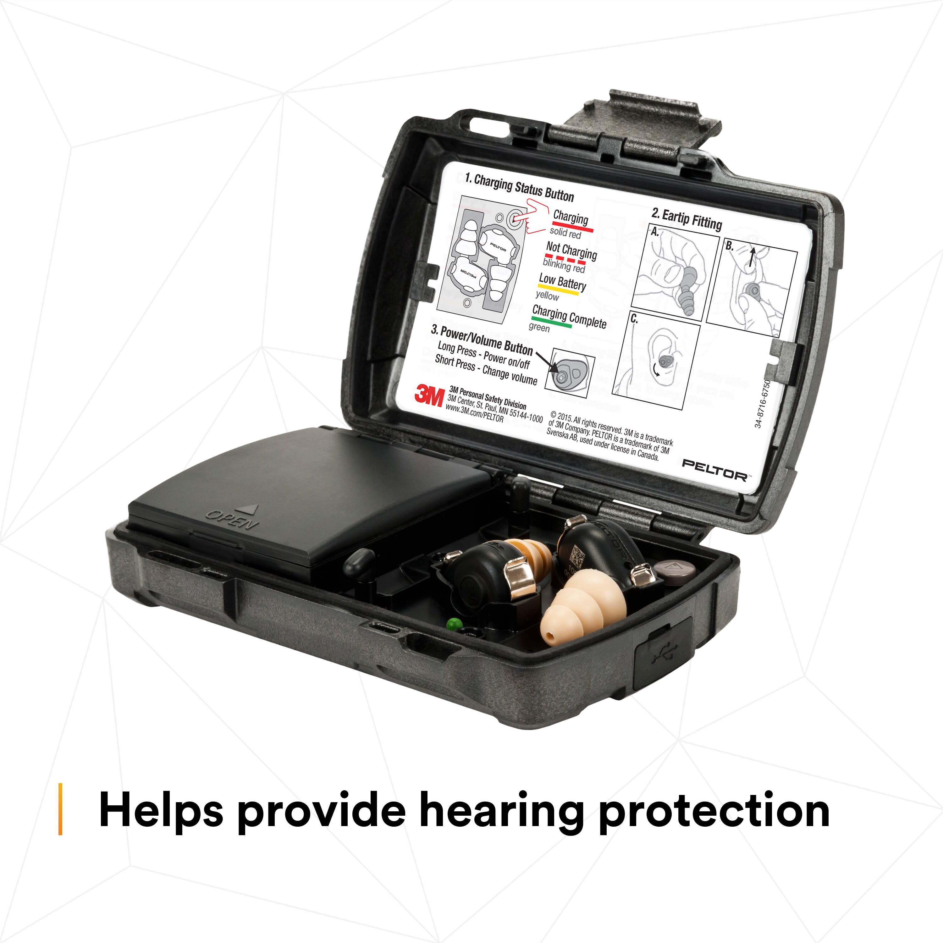 Peltor TEP-100 | Peltor Hearing Protection Tactical Earbuds