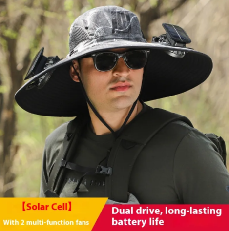 Solar Fan Sunshade Hat