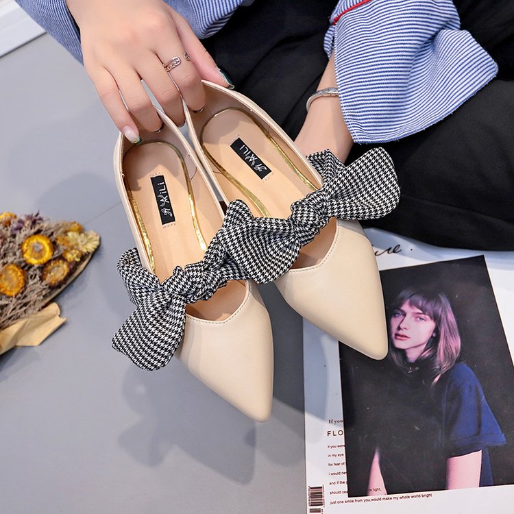 Bow Tie Flat Shoes