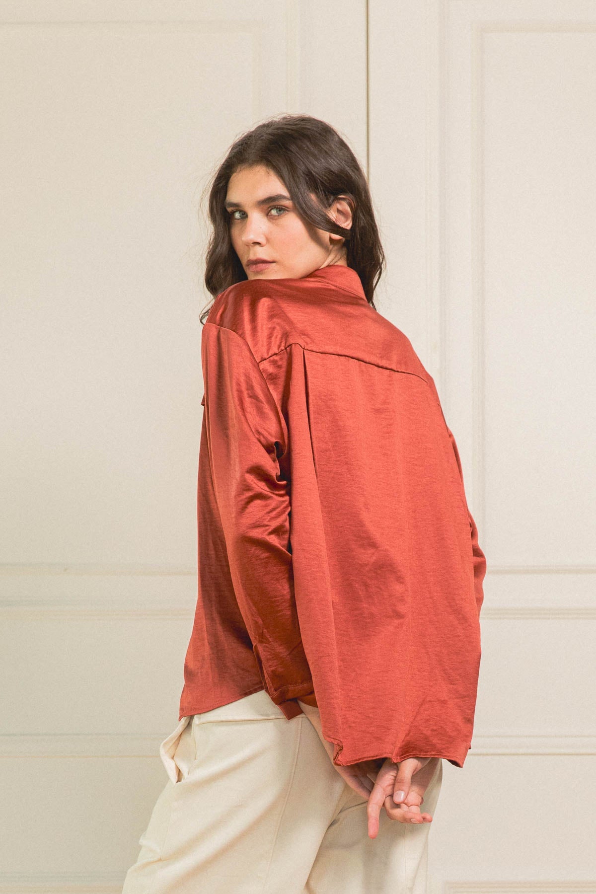 Camisa Eugenia Terracota