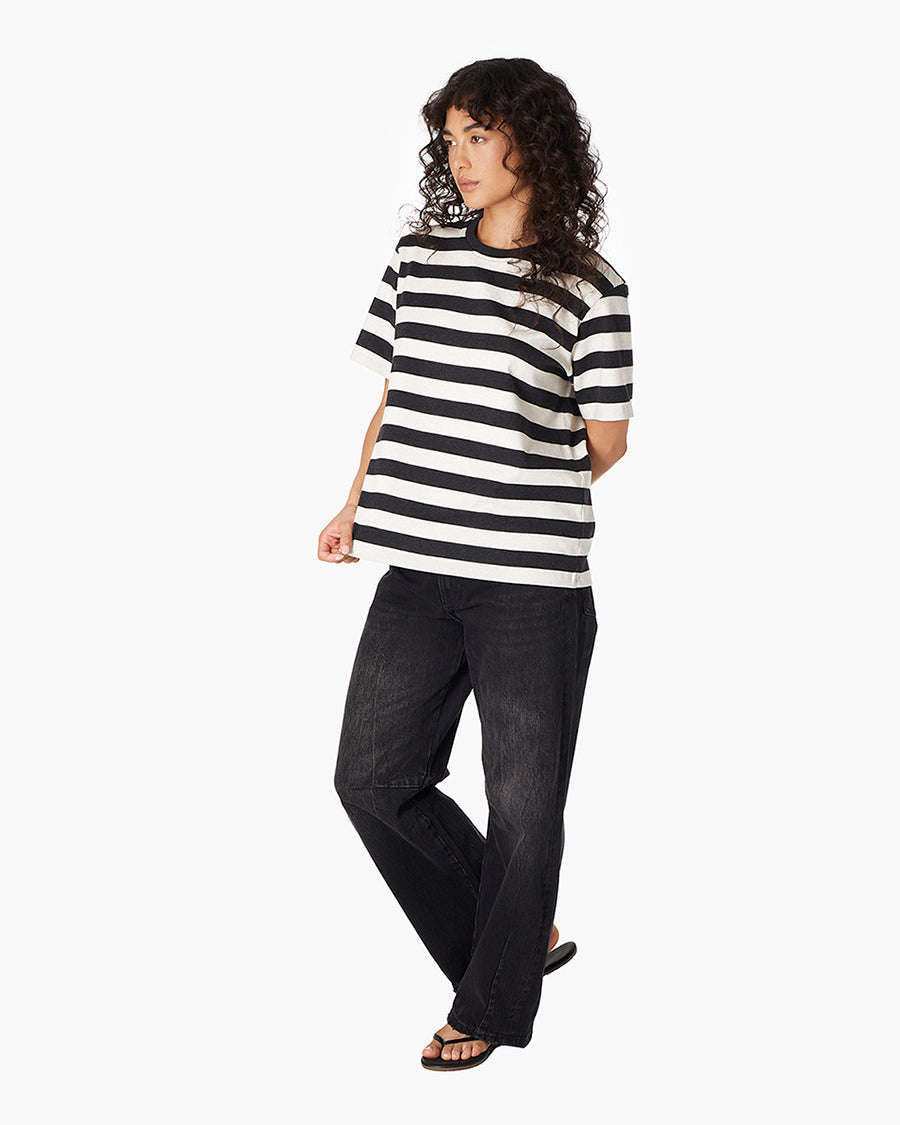 Classic Striped Tee - Black/White