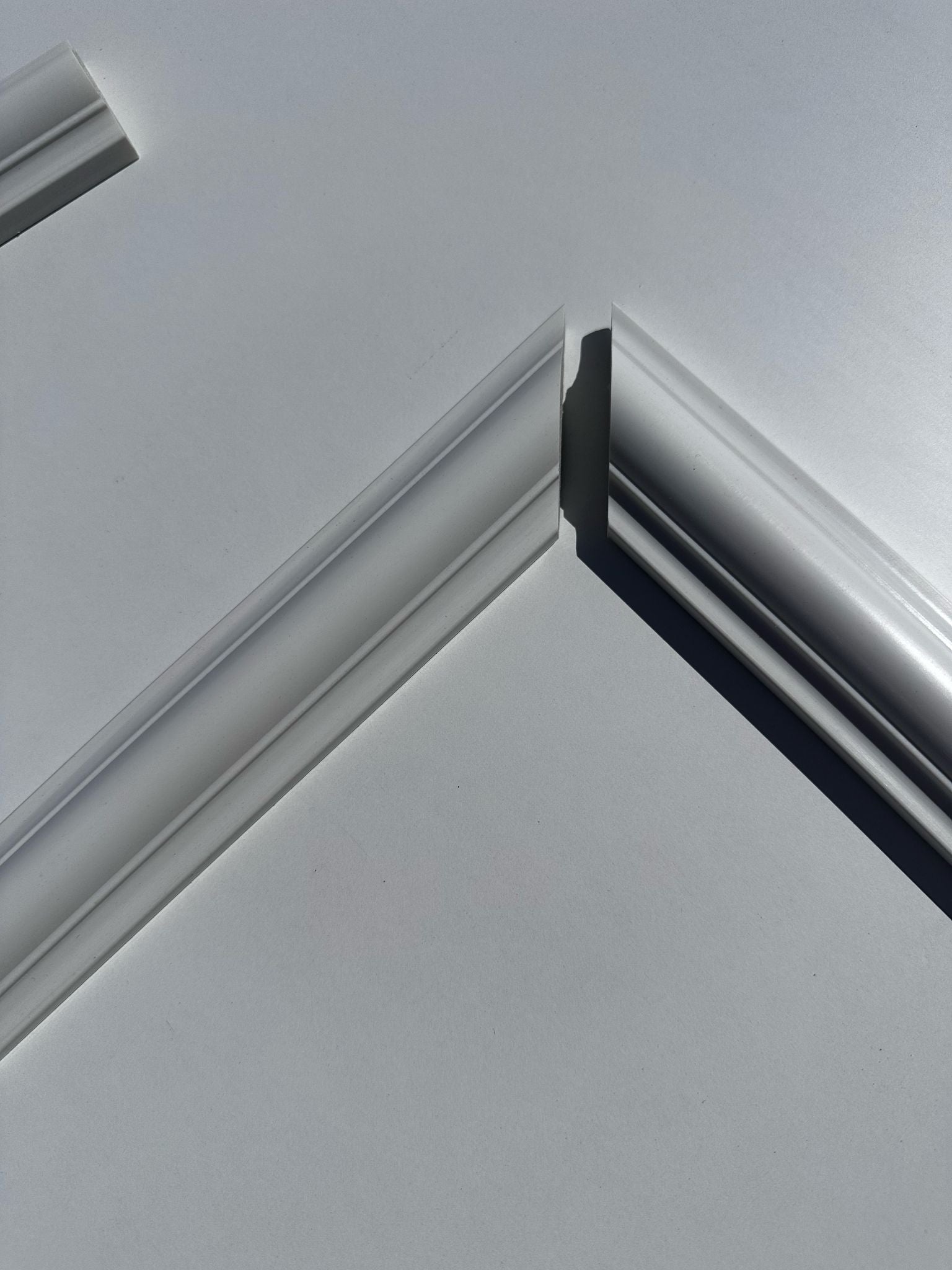 Accent Wall Molding Kit - Ready to Assemble, 3 Upper and 3 Bottom Nested Frames | Pre-Cut & Primed