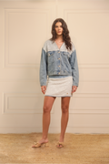 Falda Shiny Tweed
