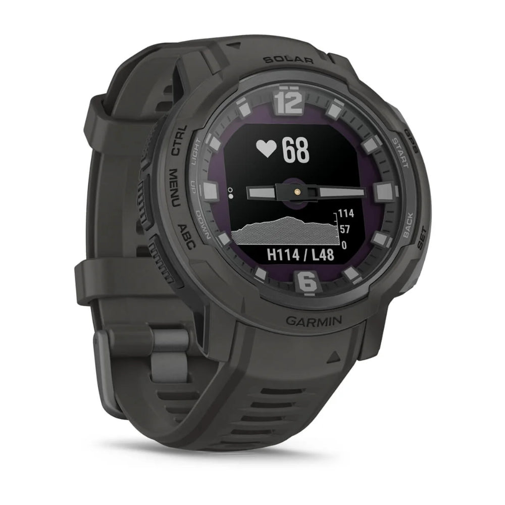 Garmin Instinct Crossover Solar | Hybrid Smartwatch w/ GPS