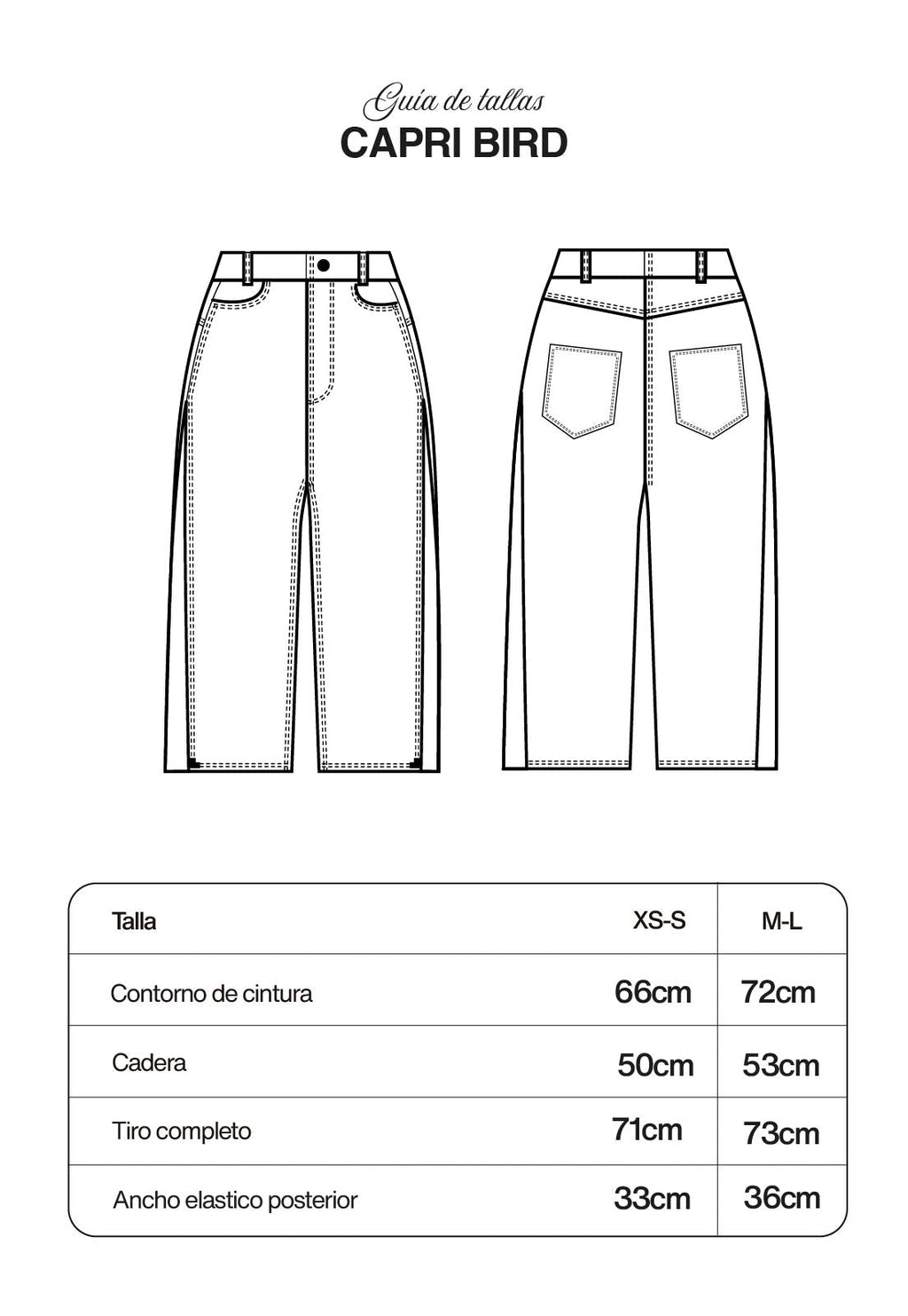 Bermuda Bird Denim