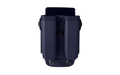 High Speed Gear Uniform Line |  Twin Mag Pouch |  Size 2 |  Black |  Fits MOLLE or Belt |  Kydex |  Universal Clip Mount