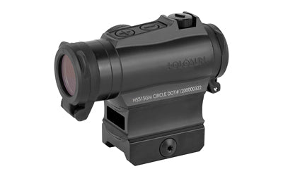 Holosun Technologies Micro Red Dot |  2 MOA Dot with 65 MOA Circle or 2 MOA Dot |  QD Mount |  Removeable/Rotating Flip Lens Caps |  Side Battery |  Black