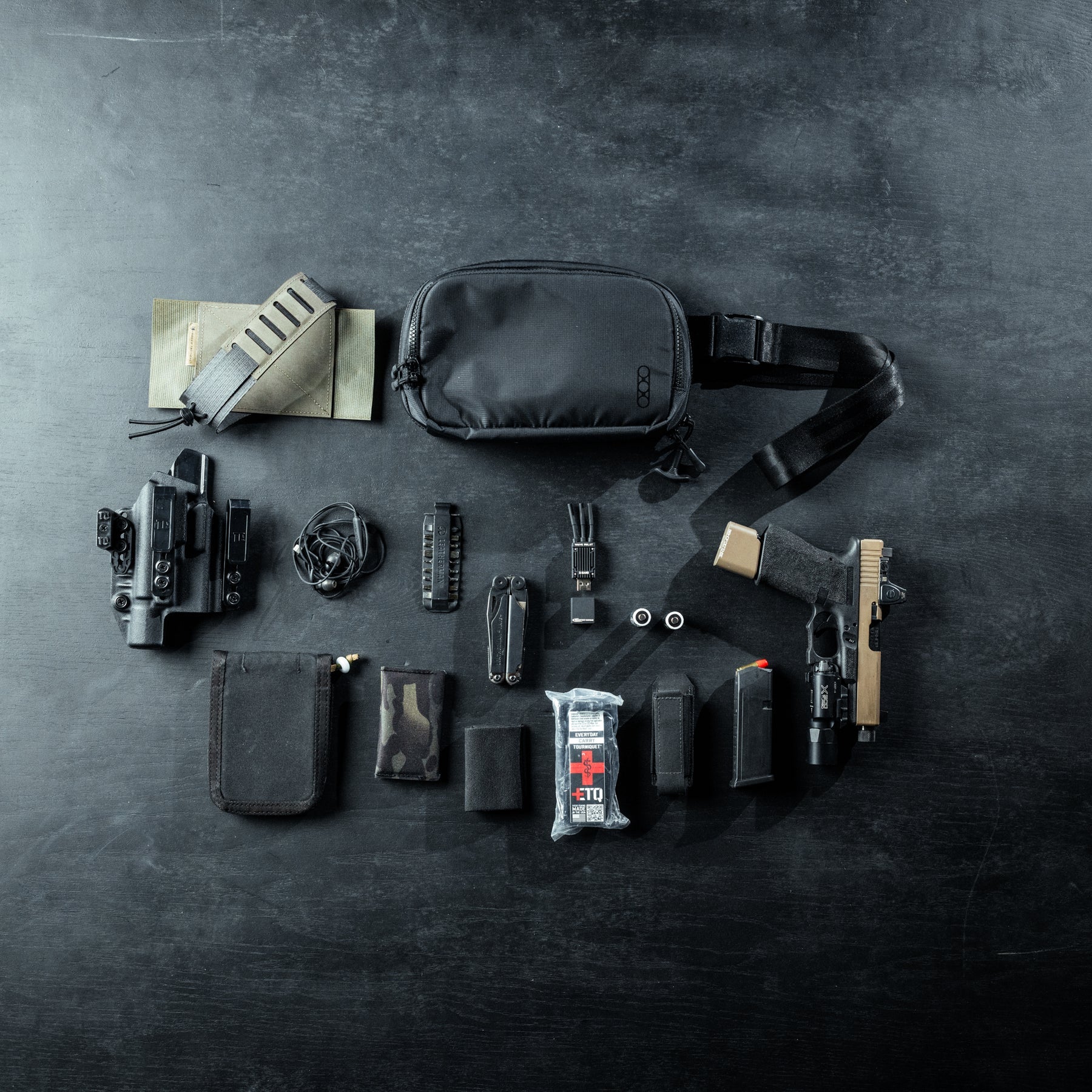 Eberlestock Fade Flex | w/ CCW Pocket & Fits Most Full Size Pistols w/ Lights & Optics