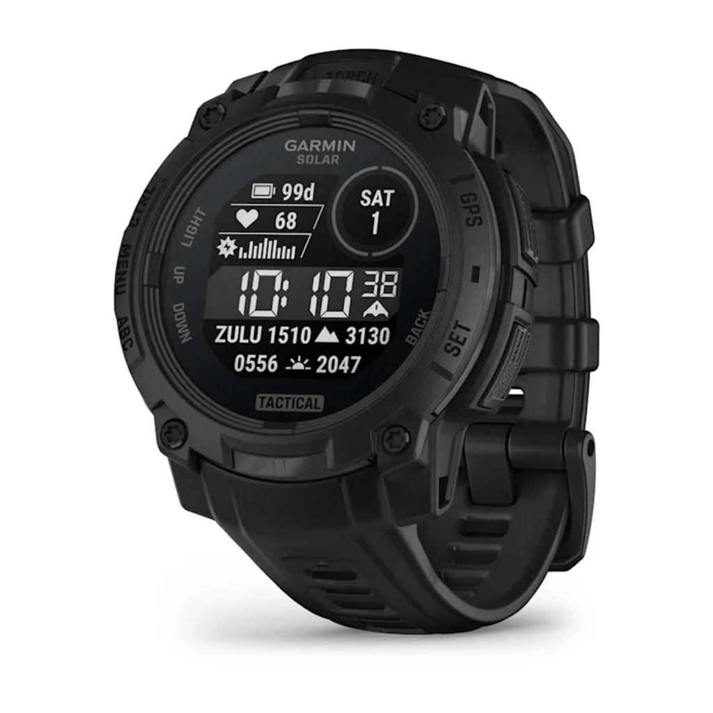 Garmin Instinct 3 Tactical | Tough Smartwatch w/ Solar Charging & 10 ATM Waterproof