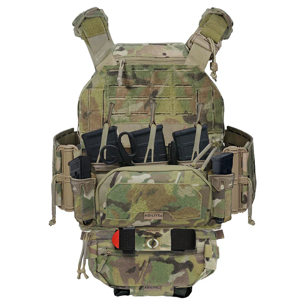 Agilite K-Zero SF Plate Carrier | All-Day Comfort w/ Quick Detach Buckles | Battle-Proven by the IDF