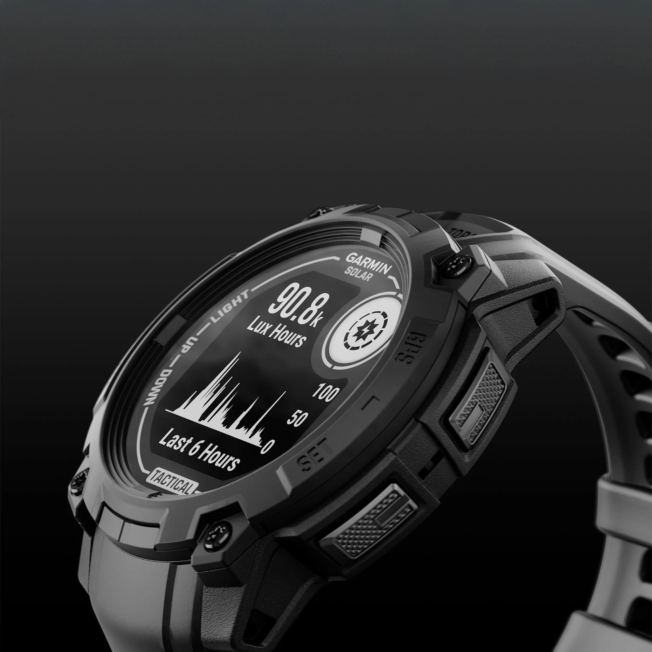 Garmin Instinct 3 Tactical | Tough Smartwatch w/ Solar Charging & 10 ATM Waterproof