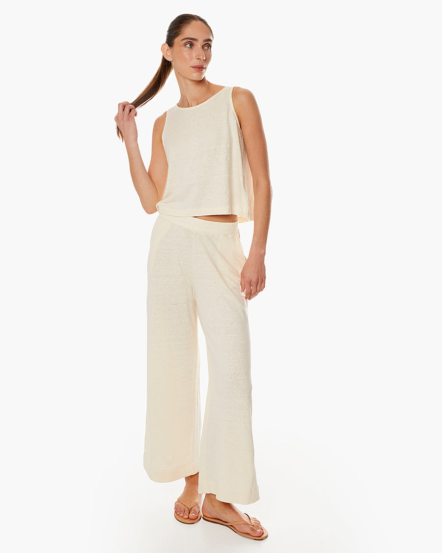 Brise d'été Tank - Ivory