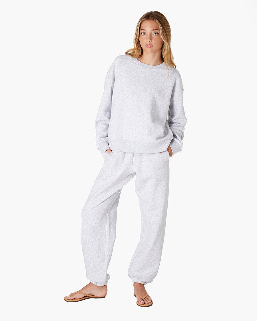 Air Whipped Crew - Heather Grey