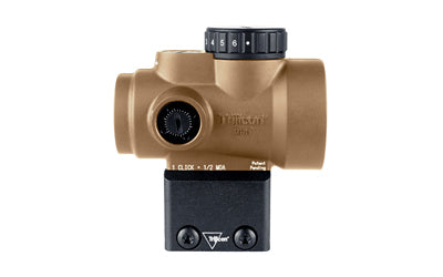 Trijicon MRO SD |  Red Dot |  25mm Objective |  2 MOA Dot |  Anodized Finish |  Coyote Brown |  Lower 1/3 Co-Witness Mount