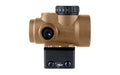 Trijicon MRO SD |  Green Dot |  25mm Objective |  2 MOA Dot |  Anodized Finish |  Coyote Brown |  Full Co-Witness Mount