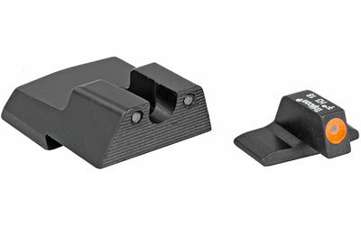 Trijicon HD Night Sights |  Fits H&K .45C/.45C Tactical/P30/P30L/VP9 Models |  Not Compatible with Optics Ready VP9 |  Orange Front Outline |  Front/Rear