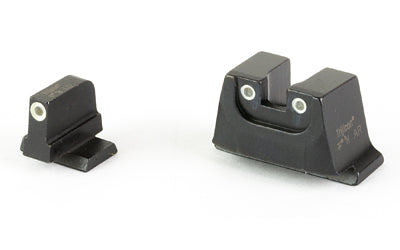 Trijicon Bright & Tough |  Suppressor Height Night Sight |  Fits S&W M&P C.O.R.E/ M2.0 OR/ M2.0 Metal Series |  Black |  Tritium Front/Rear |  Green 3 Dot