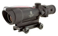 Trijicon ACOG Rifle Scope |  3.5X35 |  Red Chevron Reticle .308 |  Includes Flattop Mount |  Matte Finish