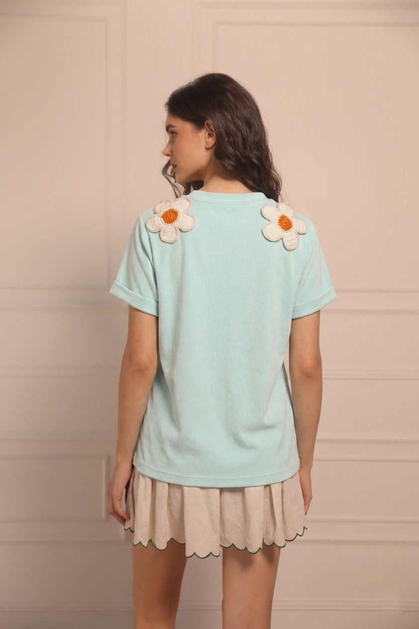 Top Daisy Aqua