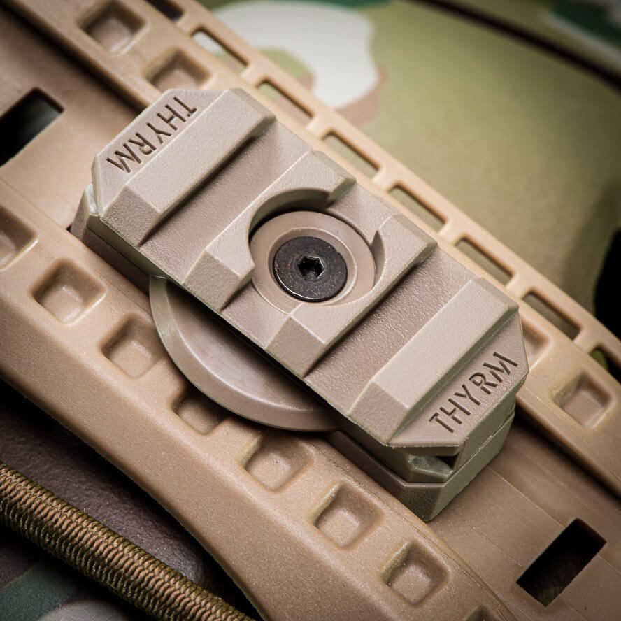 Thyrm VariArc | 360 Degree Helmet Light Mount with Integrated Picatinny Rail