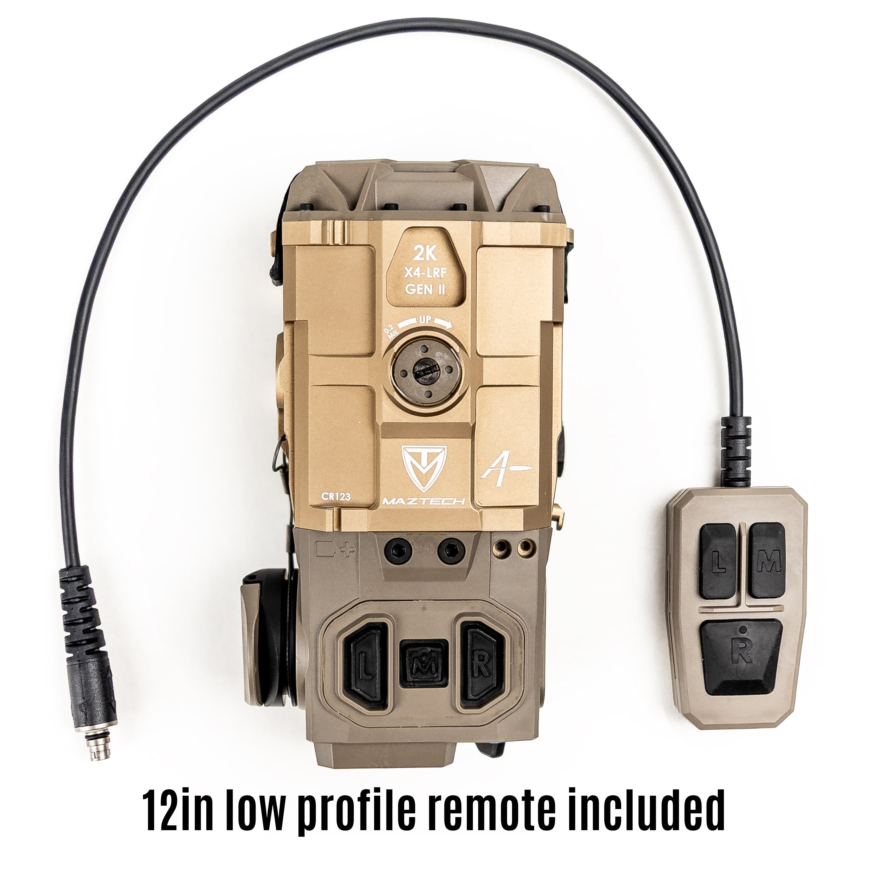 Maztech X4-LRF Gen 2 | Improved Up to 16,400 Yards Ranging & Ballistic Solver | Enhanced Laser Precision
