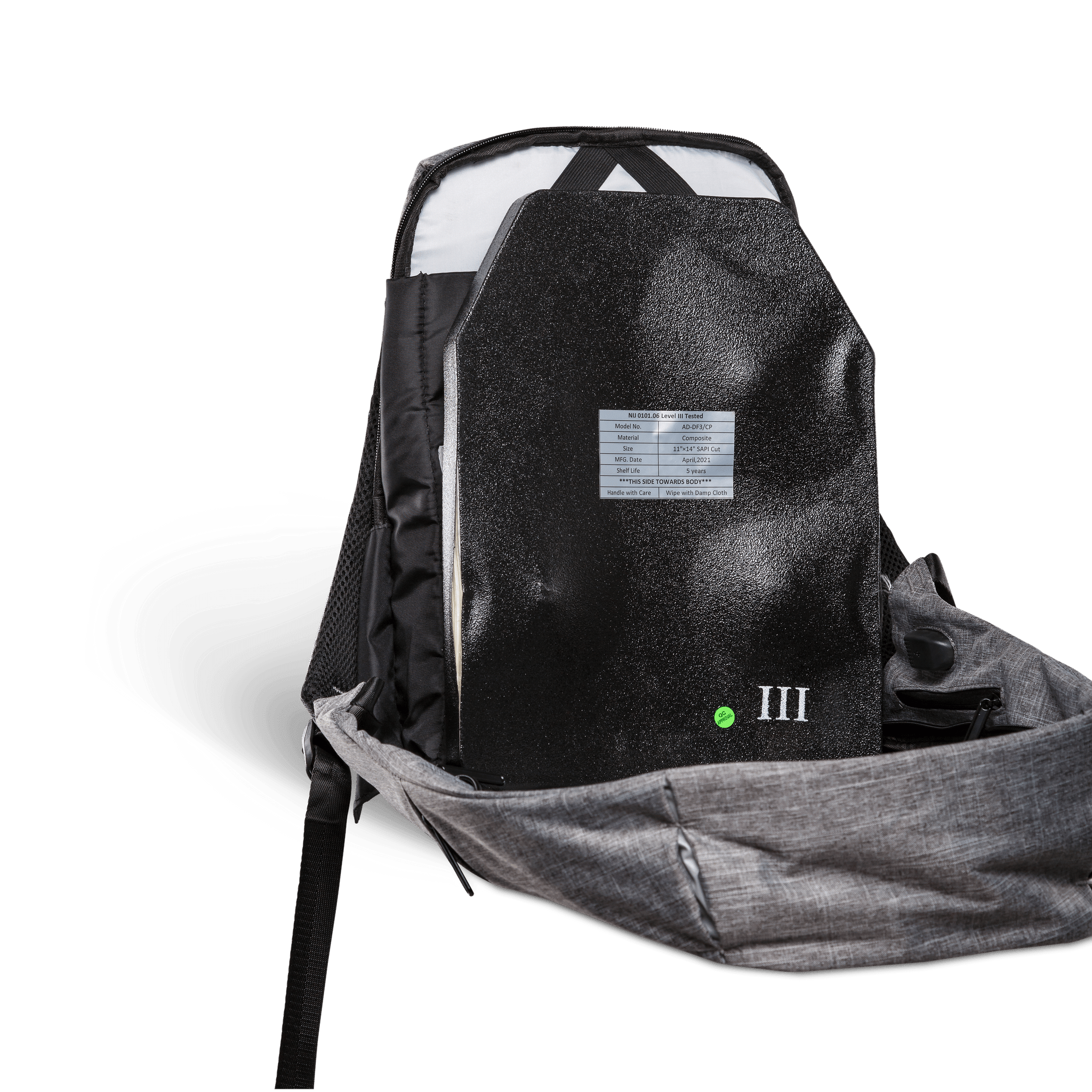 Bulletproof Backpack Insert | Level 3A, 3 and 4 Options