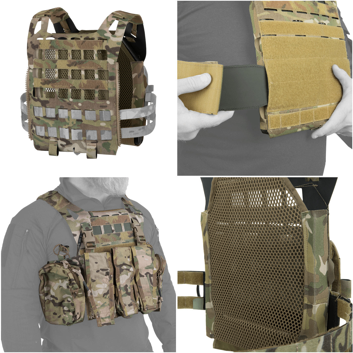 Crye Airlite SPC Swimmer | Lightweight Plate Carrier w/ Body Armor Ventilation (Like-New)