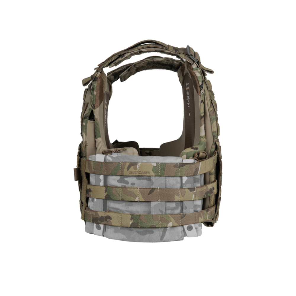 Crye LVS Tactical Cover | SKELETAL Cummerbund w/ Mag/Radio Pouches (Like-New)