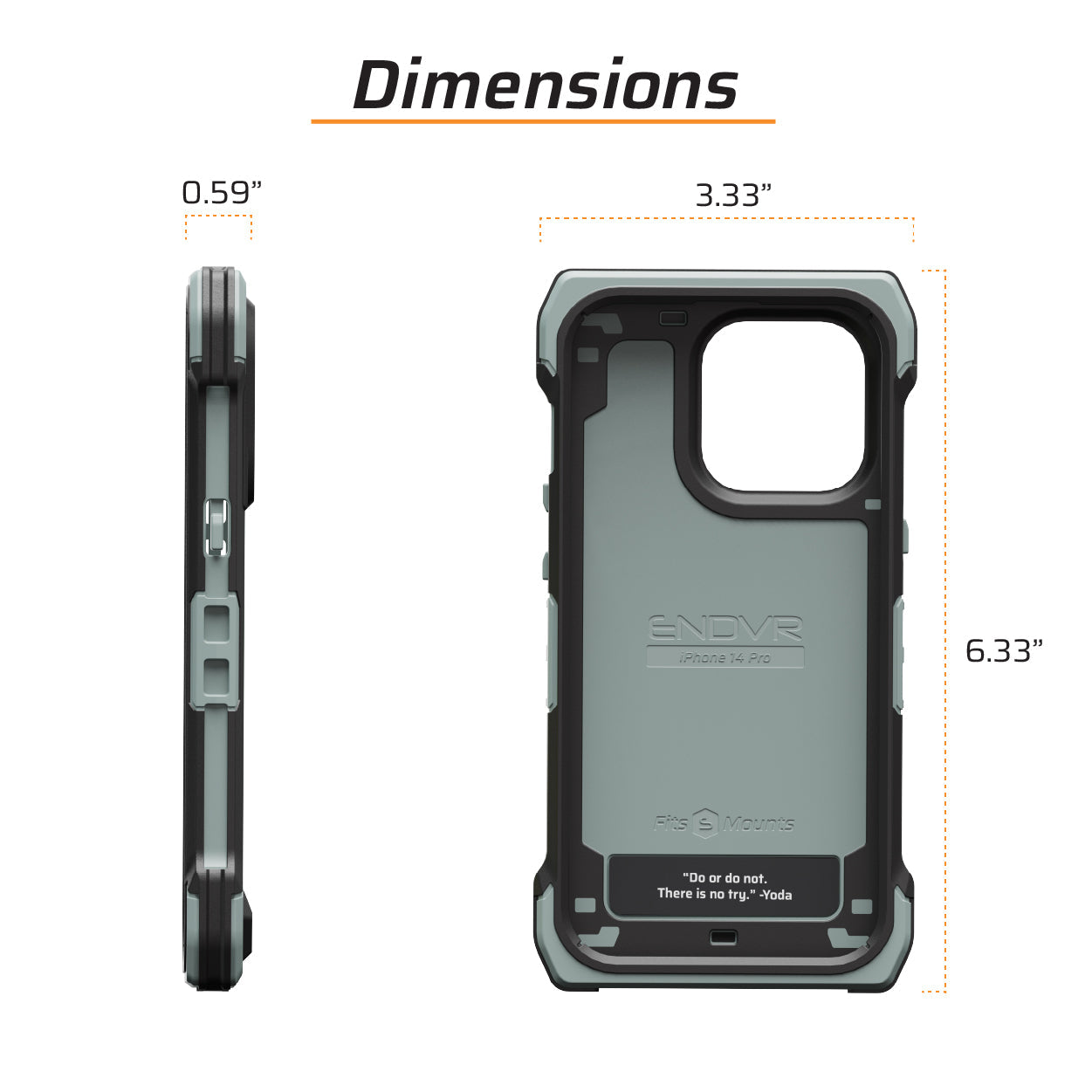 iPhone 14 Pro ENDVR Phone Case | Made in USA