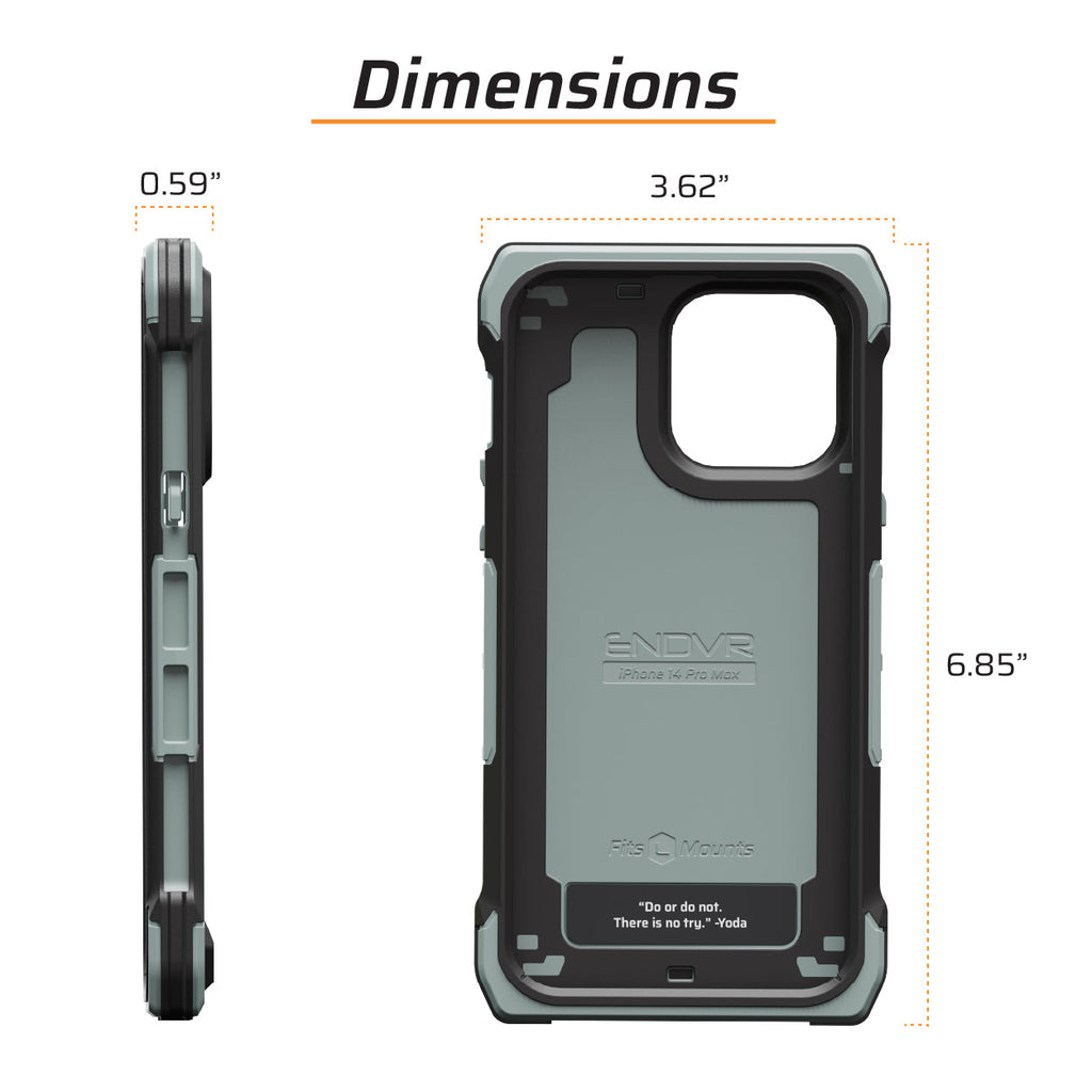 Juggernaut Case iPhone 14 Pro Max ENDVR Phone Case | Made in USA