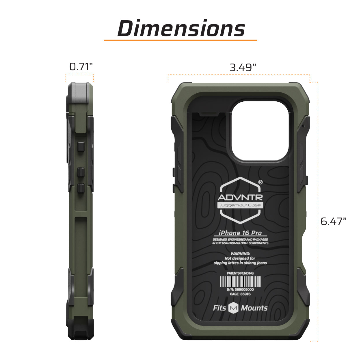 iPhone 16 Pro ADVNTR Phone Case | Made in USA