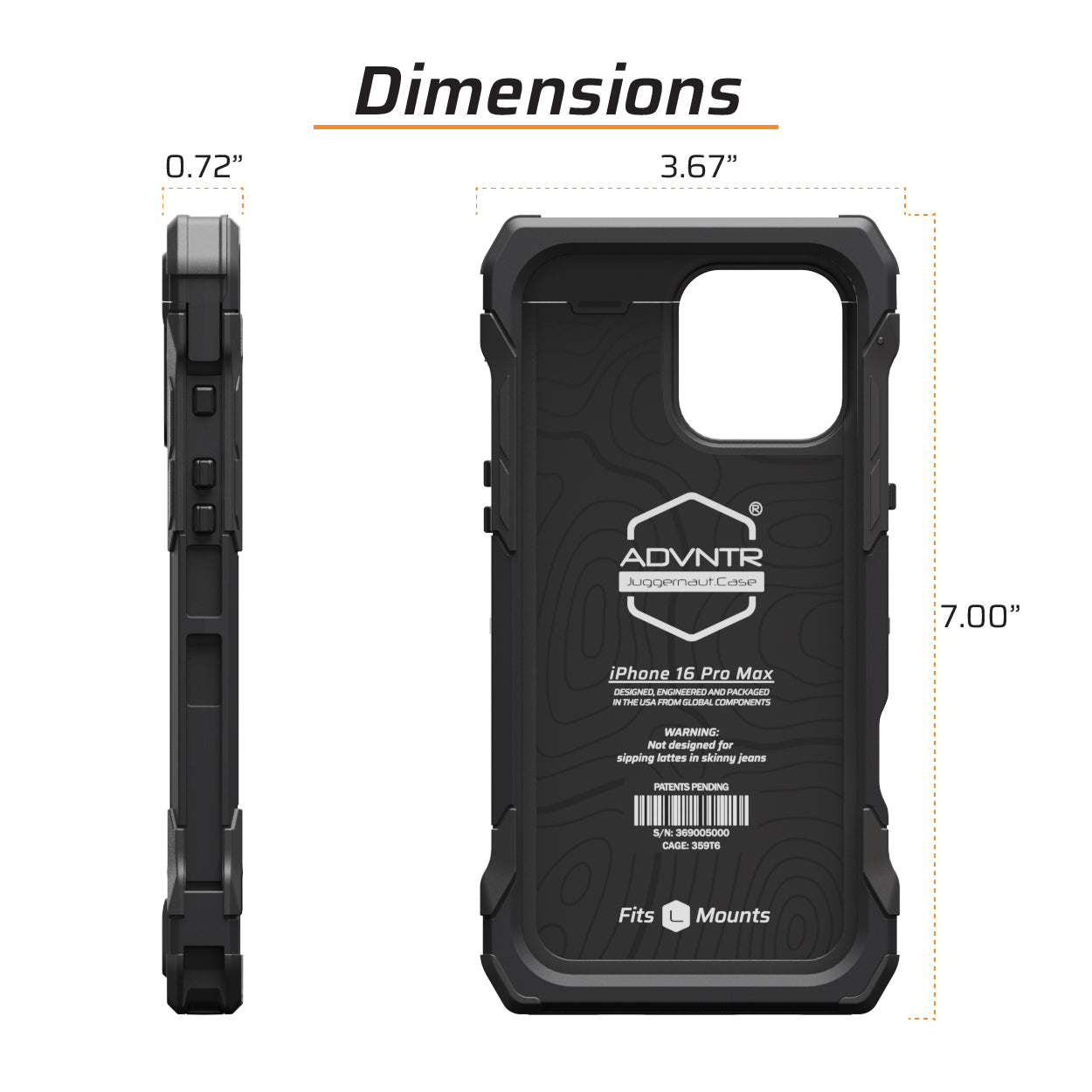 iPhone 16 Pro Max ADVNTR Phone Case | Made in USA