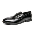 Pointed Toe Minimalist Leather Shoes In British Style