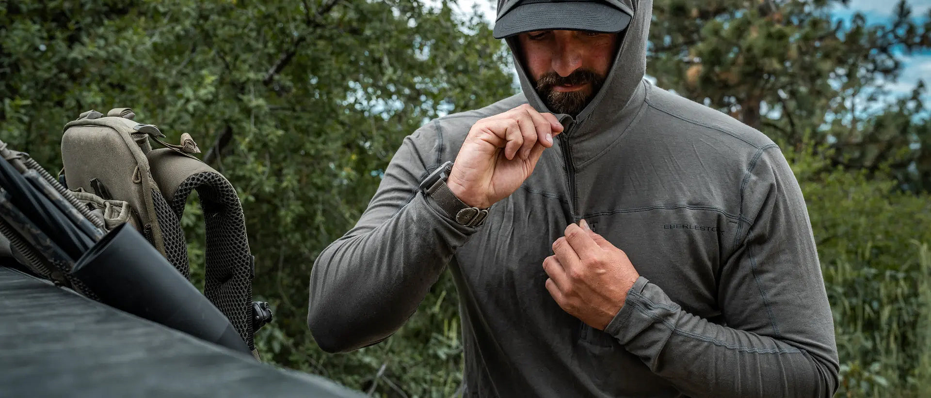 Eberlestock Lochsa Merino Zip Hoody | w/ Quick Dry & Moisture Wicking