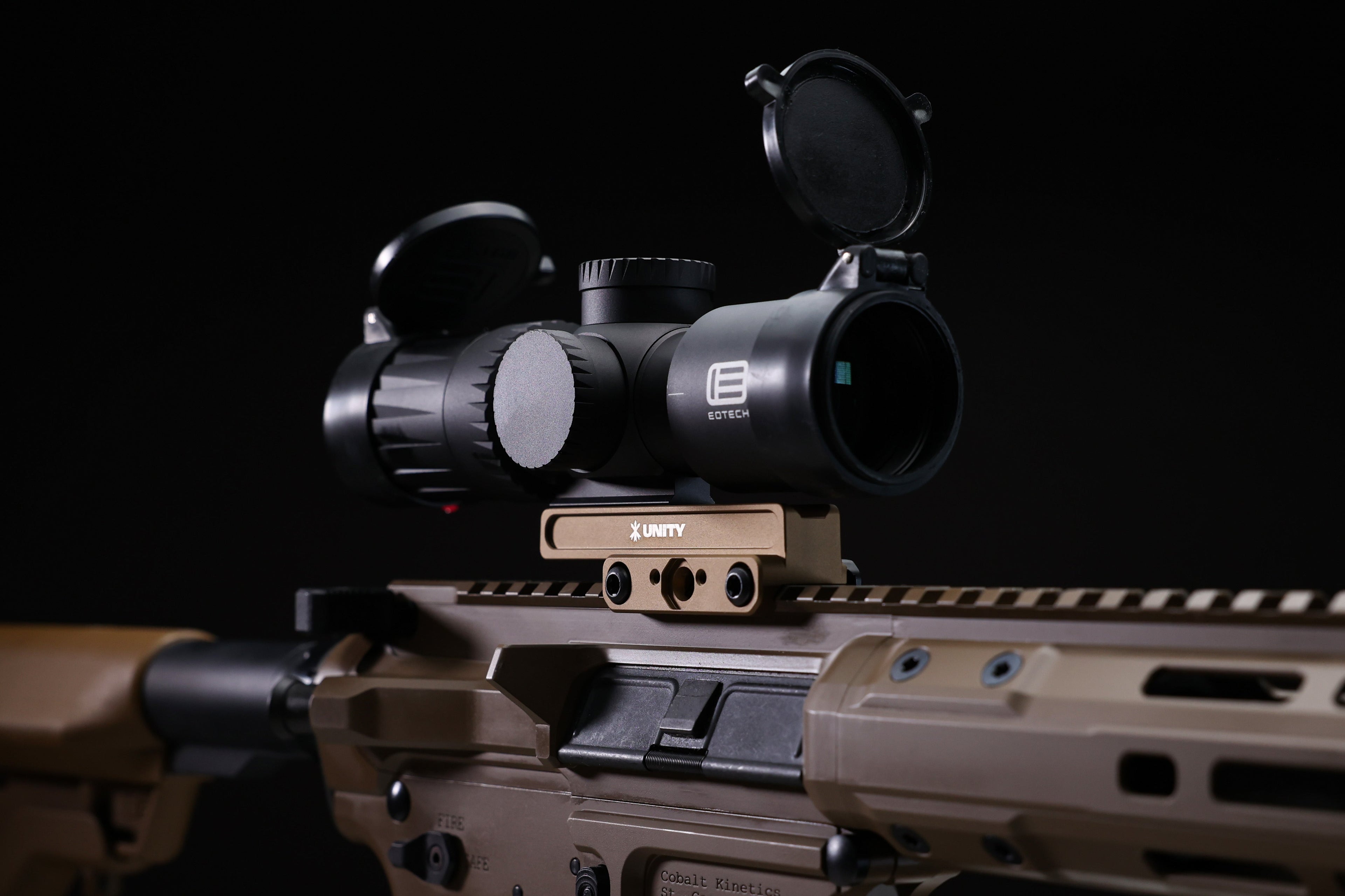 Unity Tactical FAST Kickr | Lightweight Heads-Up Mount for Vudu & VCOG Scopes | Made in USA