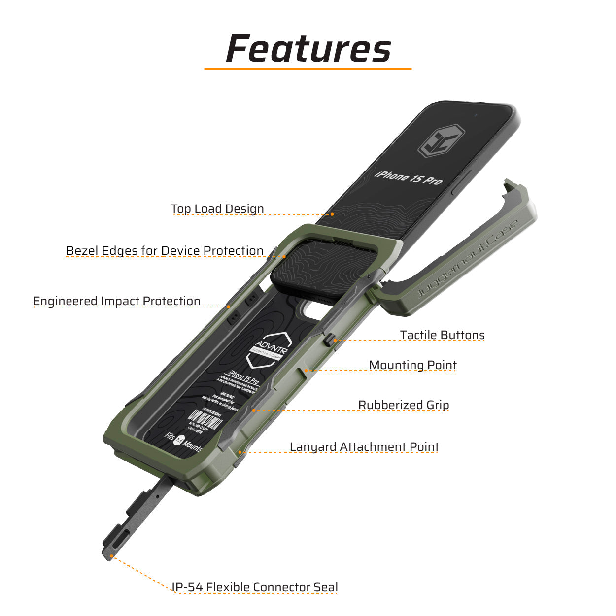 iPhone 15 Pro ADVNTR Phone Case | Made in USA