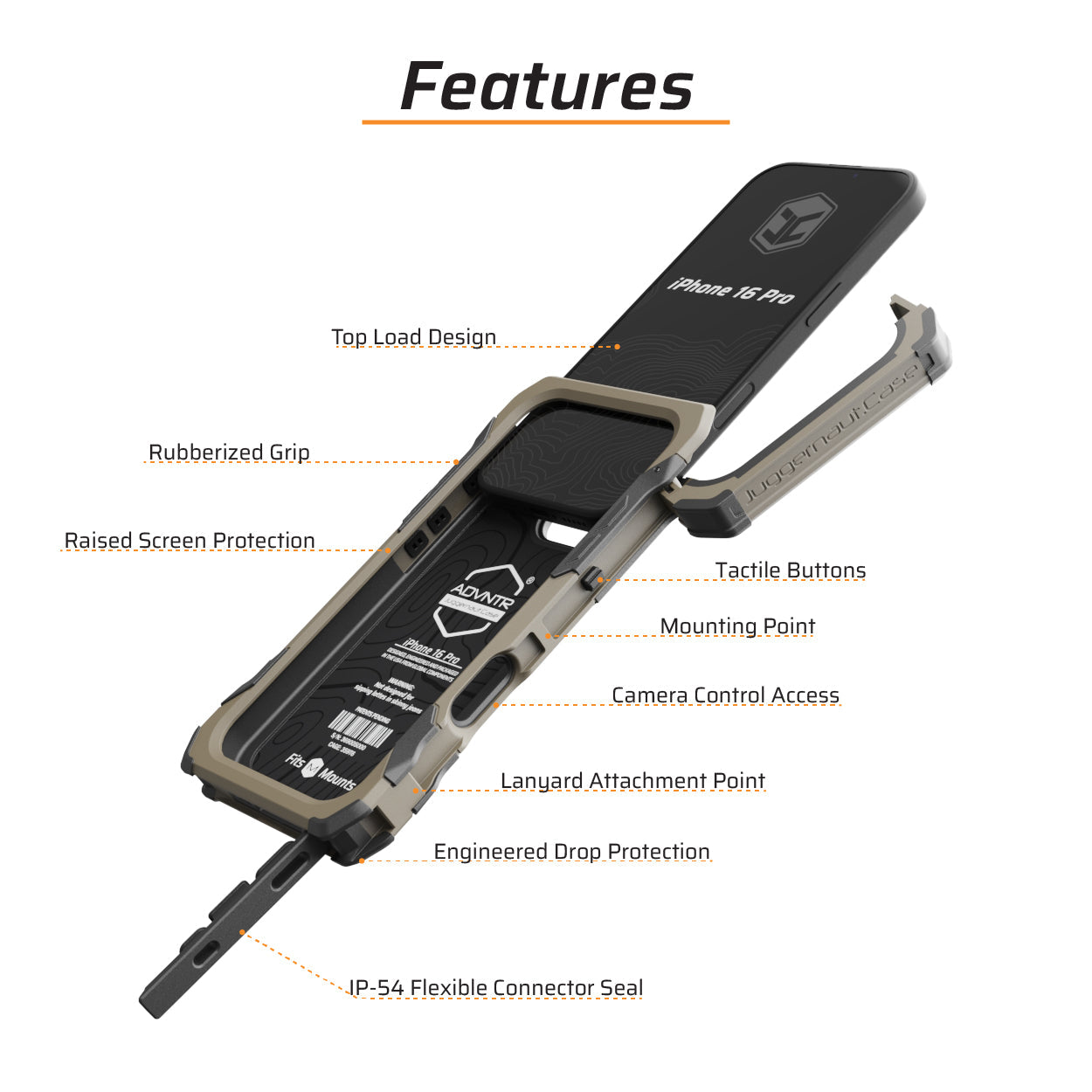 iPhone 16 Pro ADVNTR Phone Case | Made in USA