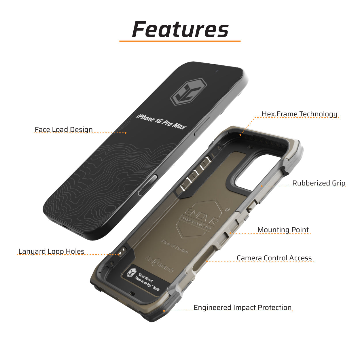 iPhone 16 Pro Max ENDVR Phone Case | Made in USA