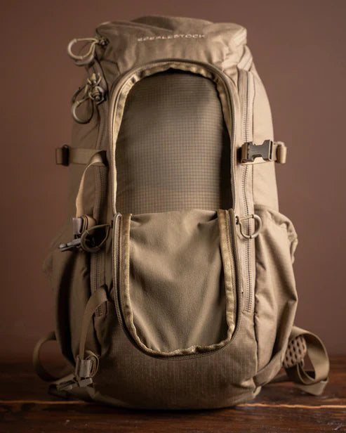 Eberlestock Brute Scout Hunting Pack | Ultralight 30L Fast-Attack Rucksack | Built to Stop Back Sweat & Shed Rain