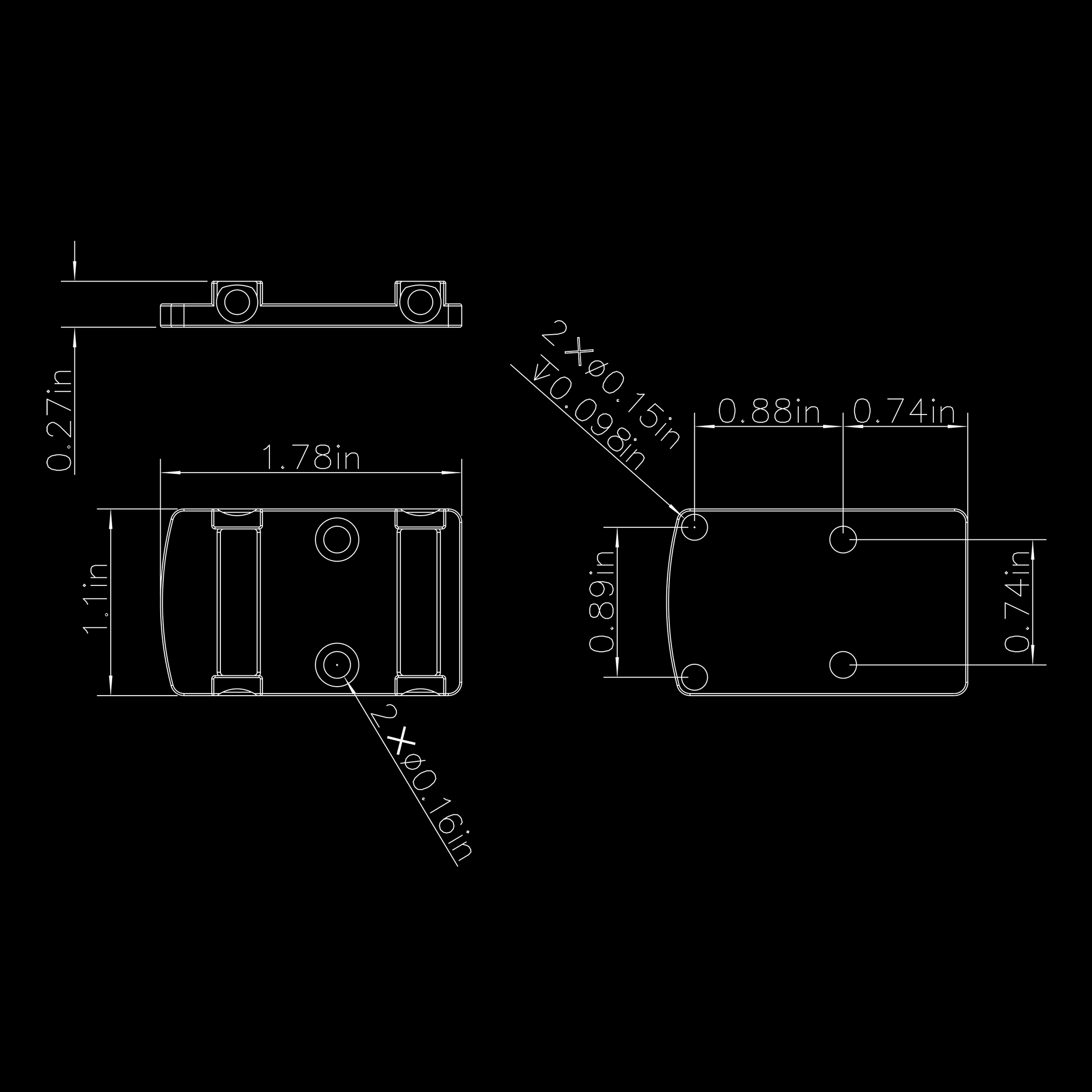 INFITAC Fast Mini FMP13 | w/ Standard RMR Footprint & Rifle Mount Compatible