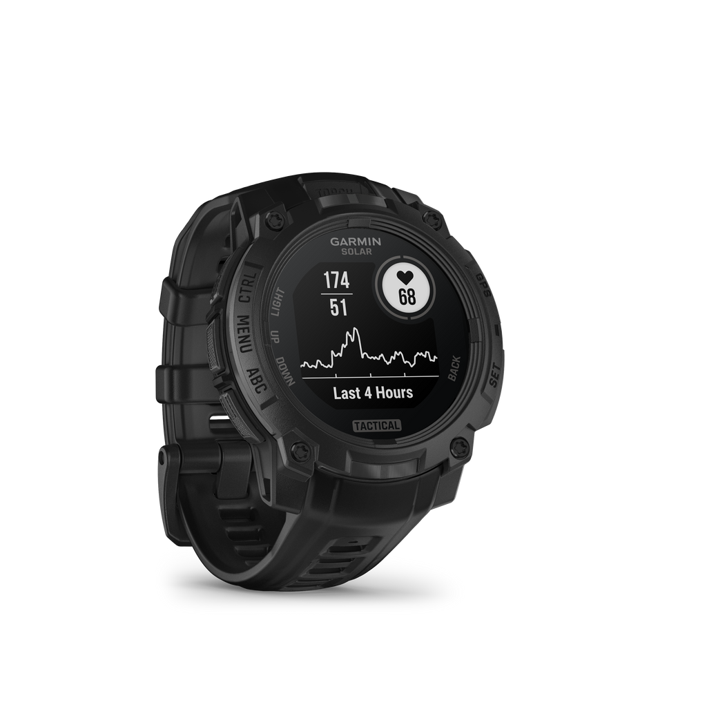 Garmin Instinct 3 Tactical | Tough Smartwatch w/ Solar Charging & 10 ATM Waterproof