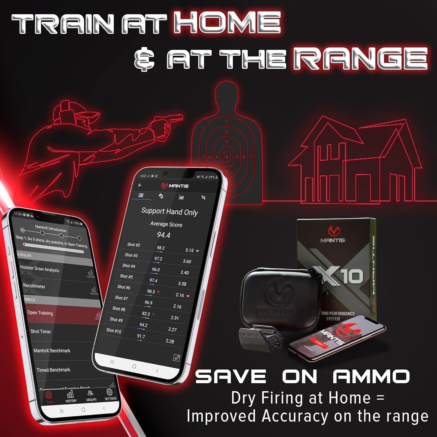 Mantis X10 Elite | Improve Accuracy & Save Big on Ammo | Shooting Practice at Home