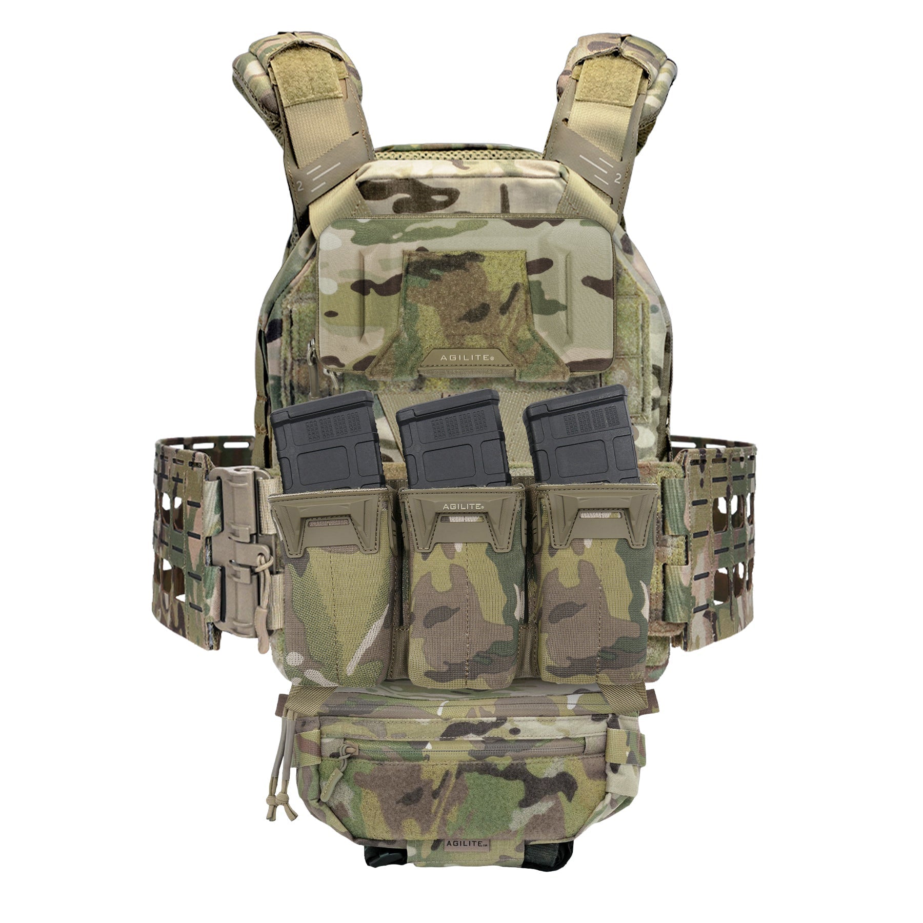 Agilite Battleshell | Tactical Phone Case | Fits Any Smartphone & Dual Charging‑Cable Exit Ports
