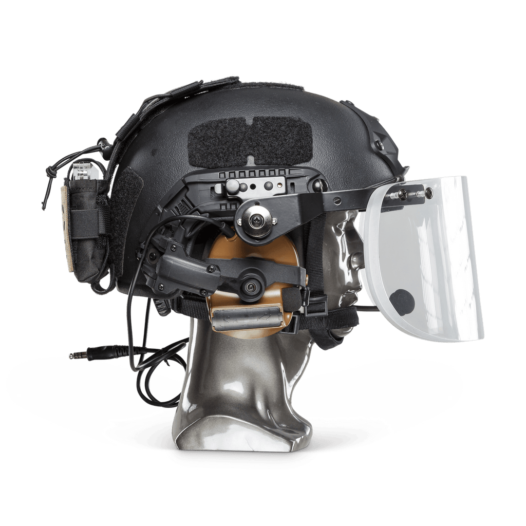 Texas IIIA+ Ballistic Face Shield | Fits All Helmets with ARC