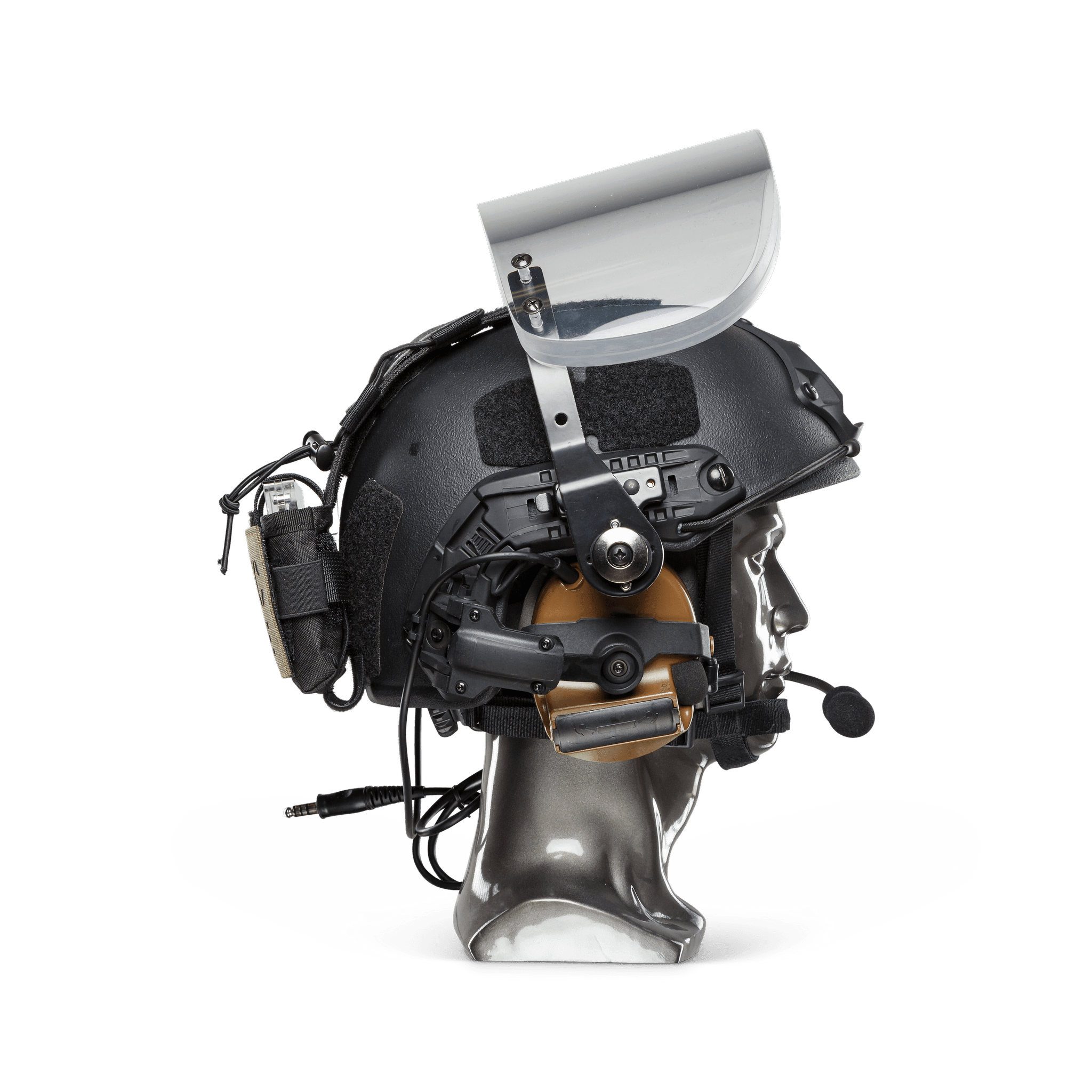 Texas IIIA+ Ballistic Face Shield | Fits All Helmets with ARC