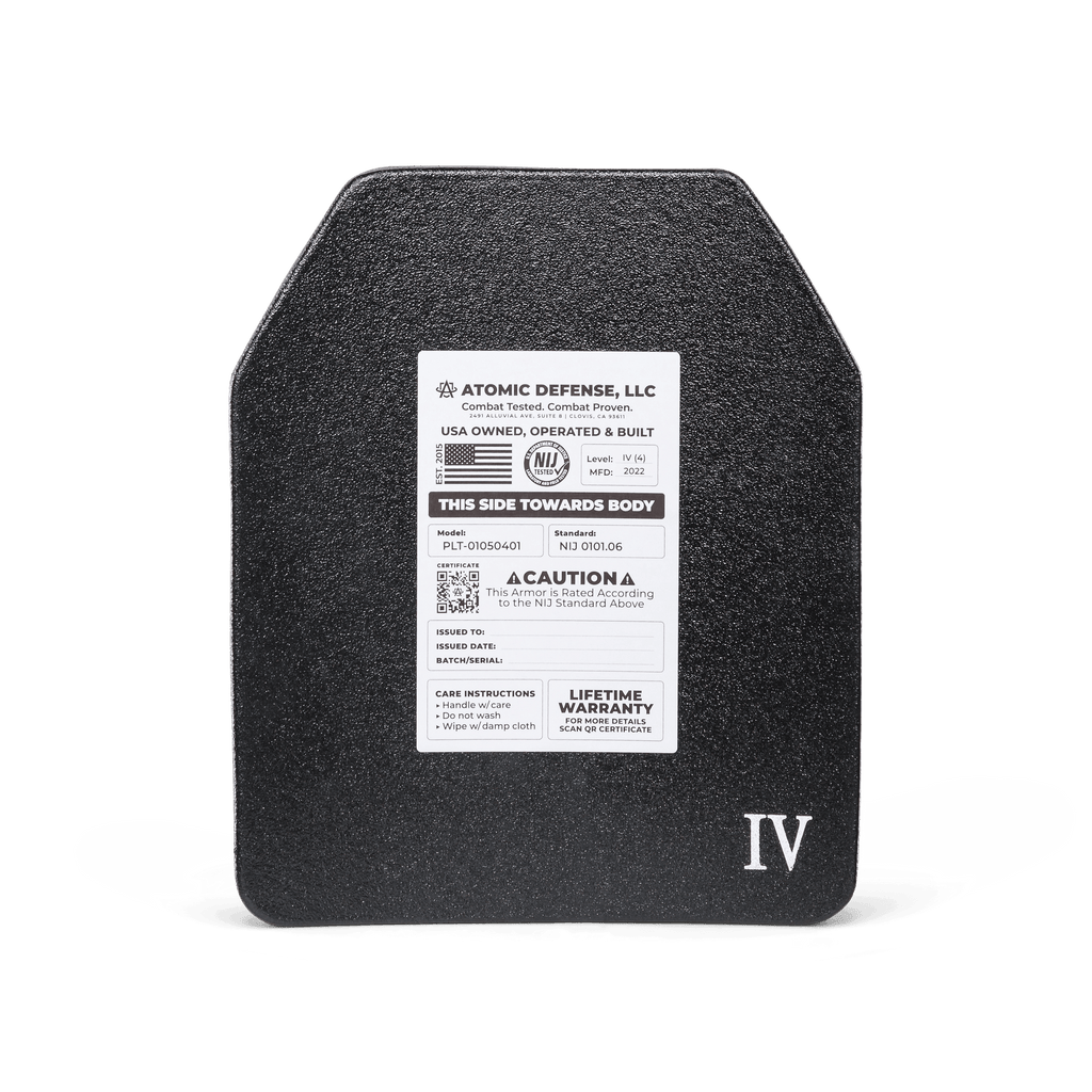 NIJ Level IV Body Armor Plate | ESAPI/XSAPI
