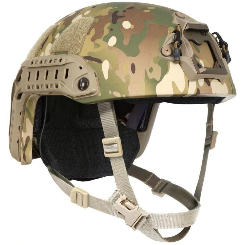 Ops-Core RF1 | w/ MBS Shroud & PowerPath ARC Rail | Protects Against AK-47