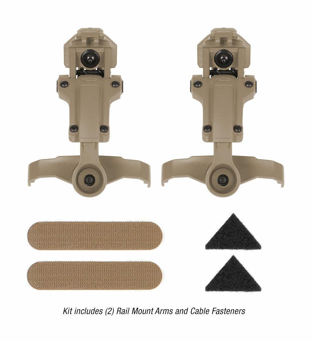 Ops-Core AMP Arms | Vented & Fixed Rail Mounts | Instant Heat Dump & NVG Balance