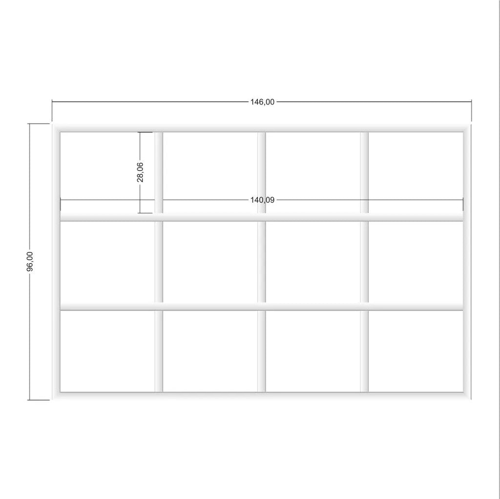 Board and Batten Design Wall Covering Kit - Factory Primed | Pre-Cut & Ready to Assemble