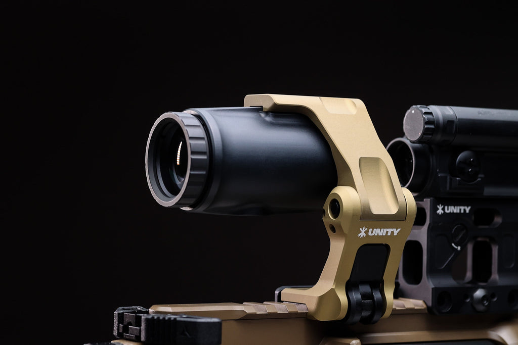 Unity FAST 4X Magnifier | Instant 4X Magnification & No Re-Zeroing | 7075-T6 Aluminum & FTC Omni Compatible